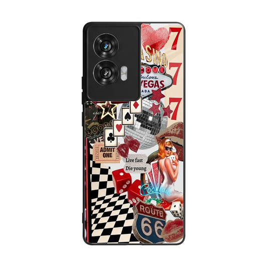 Fabulous Vegas back phone cover | glass case for motorola edge 50 fusion