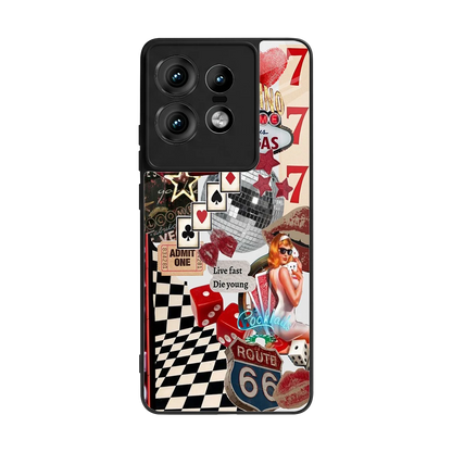 Fabulous Vegas back phone cover | glass case for motorola edge 50 pro