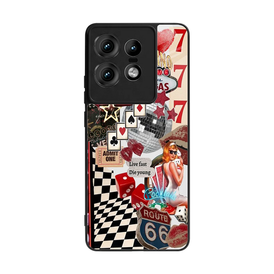 Fabulous Vegas back phone cover | glass case for motorola edge 50 pro
