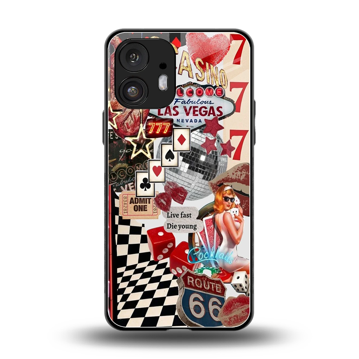Fabulous Vegas back phone cover | glass case for nothing phone 2
