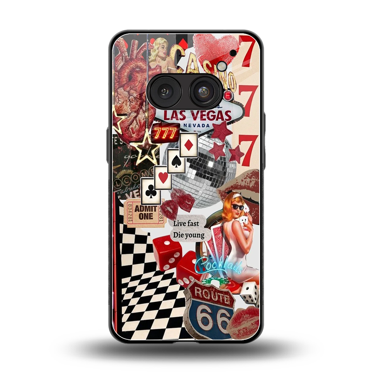 Fabulous Vegas back phone cover | glass case for nothing phone 2a plus