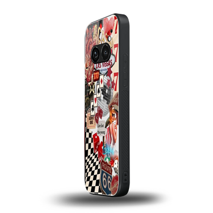 Fabulous Vegas nothing phone 2a plus mobile cover | shockproof glass phone case