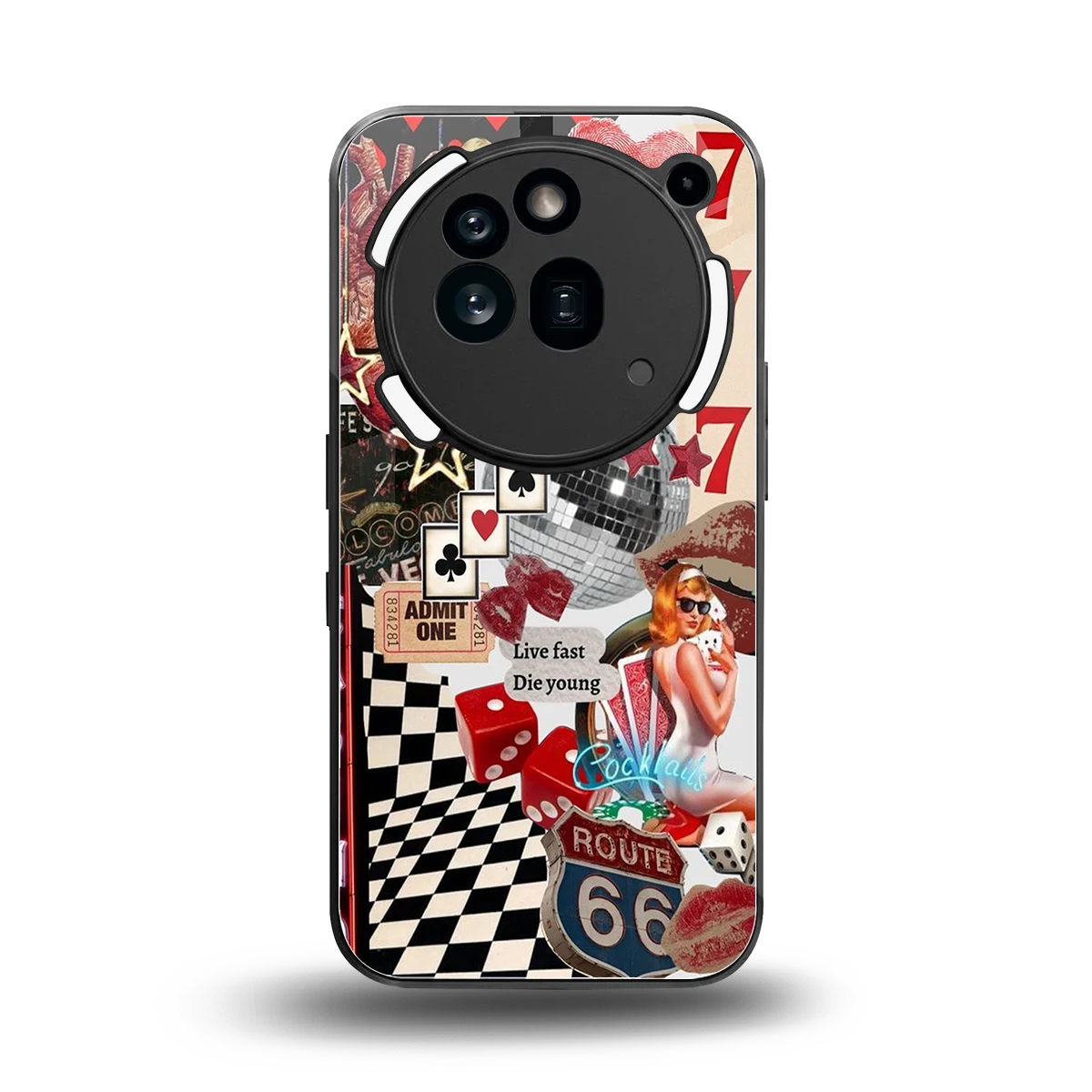Fabulous Vegas back phone cover | glass case for nothing phone 3a pro