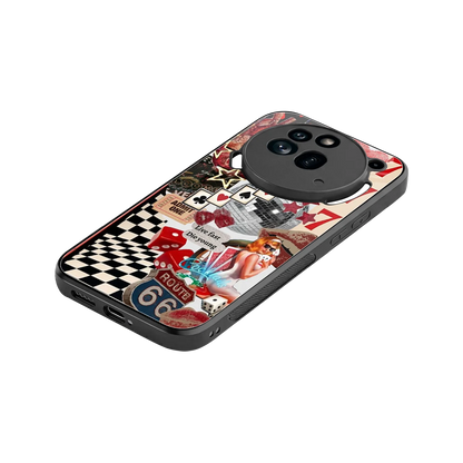 Fabulous Vegas stylish phone case for nothing phone 3a pro | glossy glass and slim fit