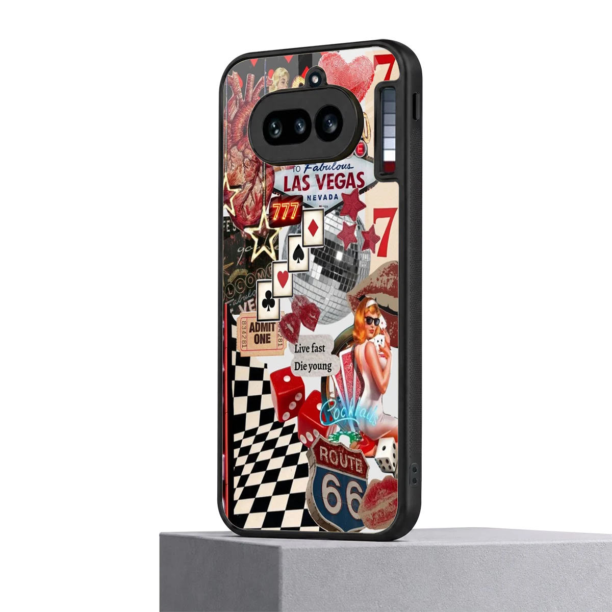 Fabulous Vegas nothing phone 4a mobile cover | shockproof glass phone case
