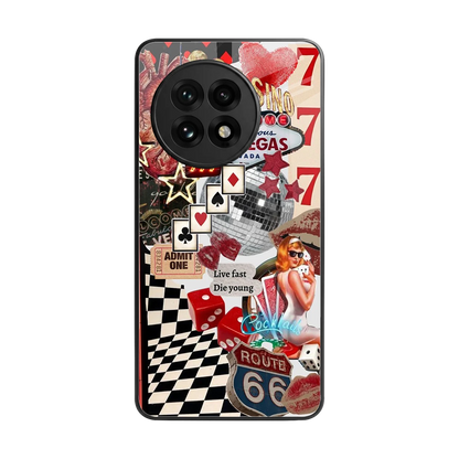 Fabulous Vegas back phone cover | glass case for oneplus 13r