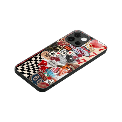 Fabulous Vegas stylish phone case for oneplus 13s | glossy glass and slim fit