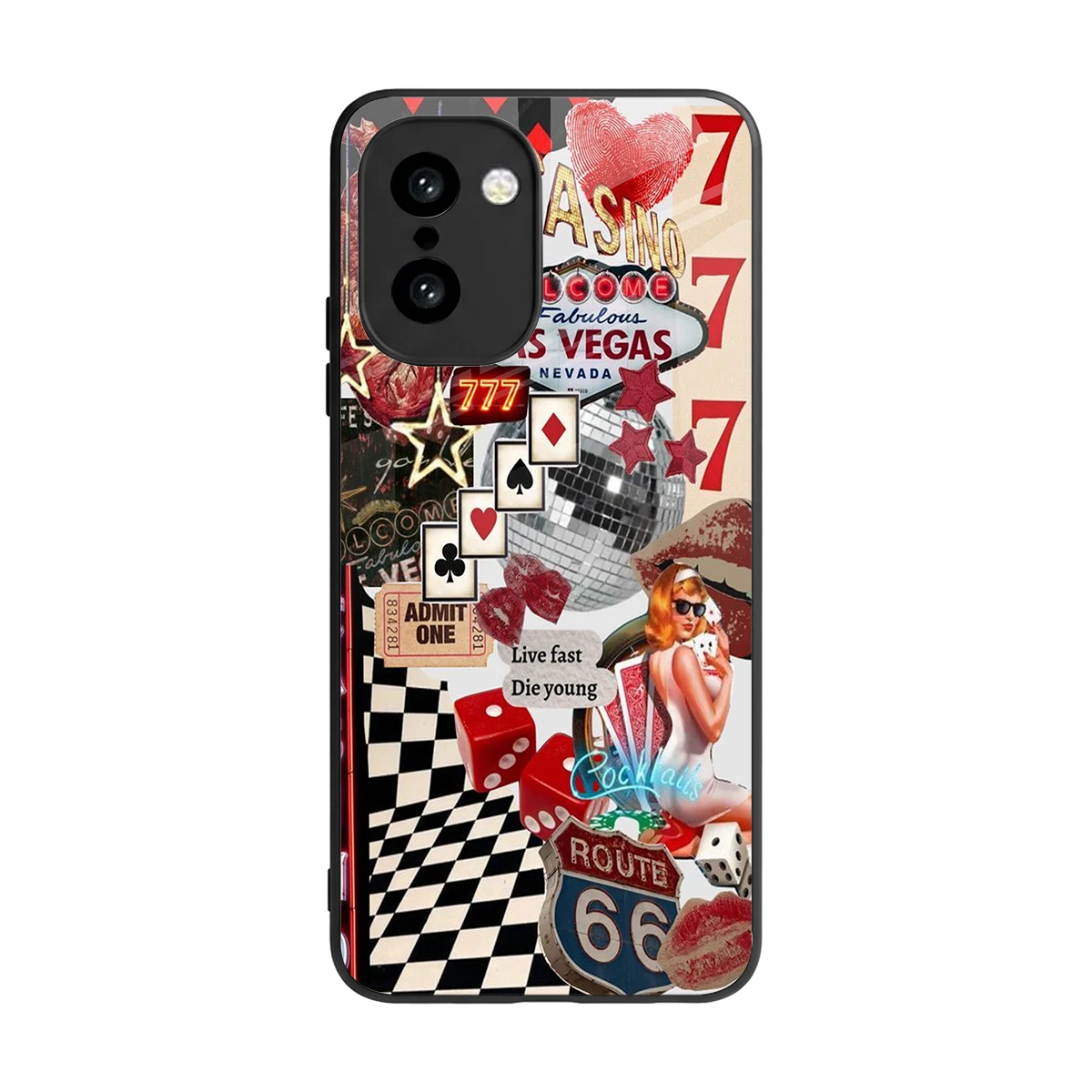 Fabulous Vegas back phone cover | glass case for oneplus 15r