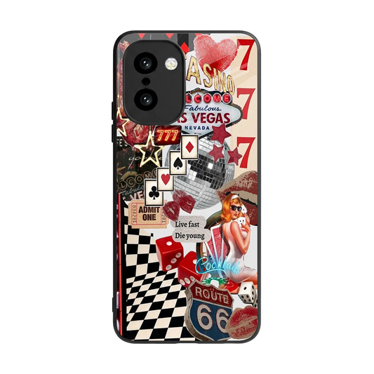 Fabulous Vegas back phone cover | glass case for oneplus 15r