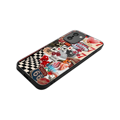 Fabulous Vegas stylish phone case for oneplus 15r | glossy glass and slim fit