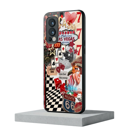 Fabulous Vegas oneplus nord 2 mobile cover | shockproof glass phone case