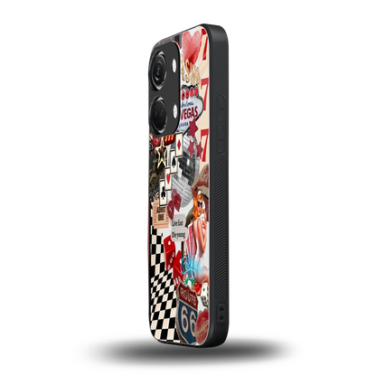 Fabulous Vegas oneplus nord 3 mobile cover | shockproof glass phone case