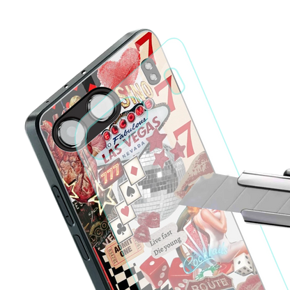 Fabulous Vegas stylish phone case for oneplus nord 4 | glossy glass and slim fit