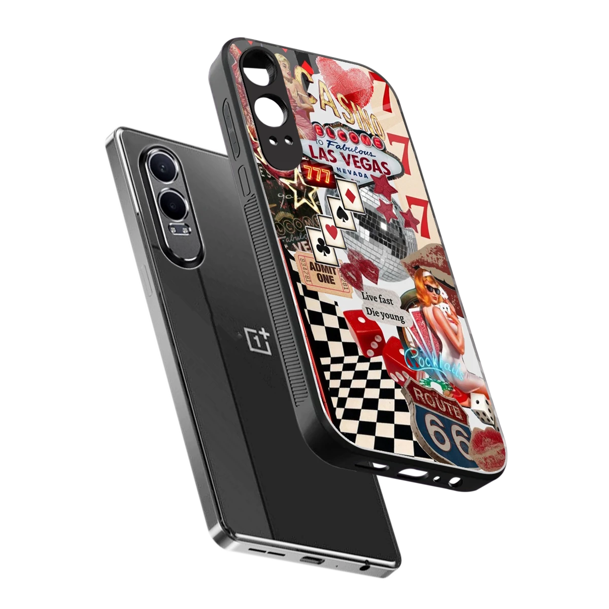 Fabulous Vegas sleek oneplus nord ce 4 lite cover with tempered glass back and TPU edges