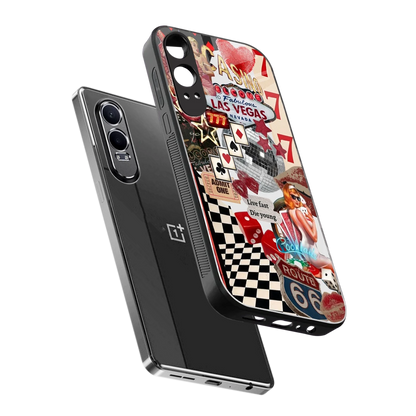 Fabulous Vegas sleek oneplus nord ce 4 lite cover with tempered glass back and TPU edges