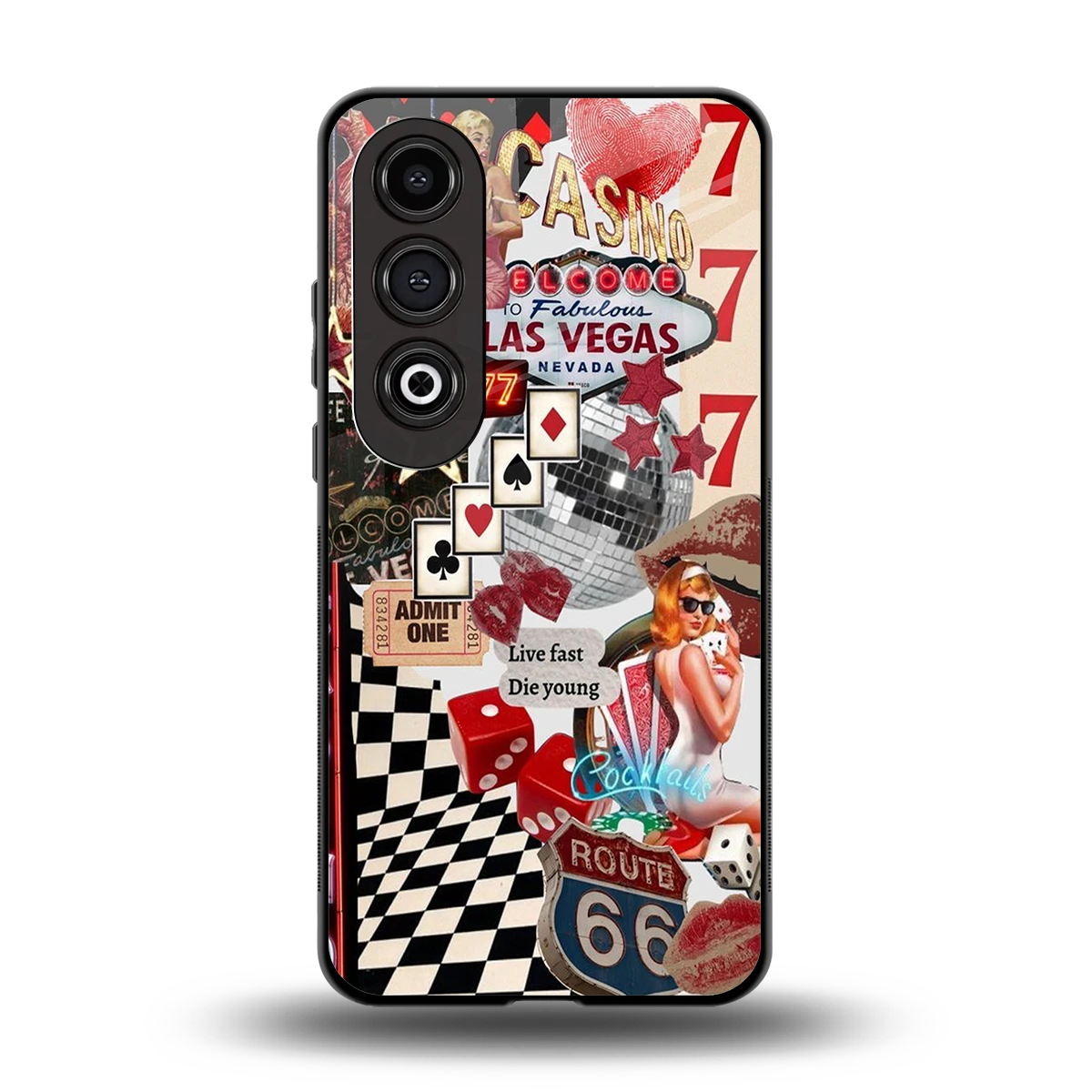 Fabulous Vegas back phone cover | glass case for oneplus nord ce 4