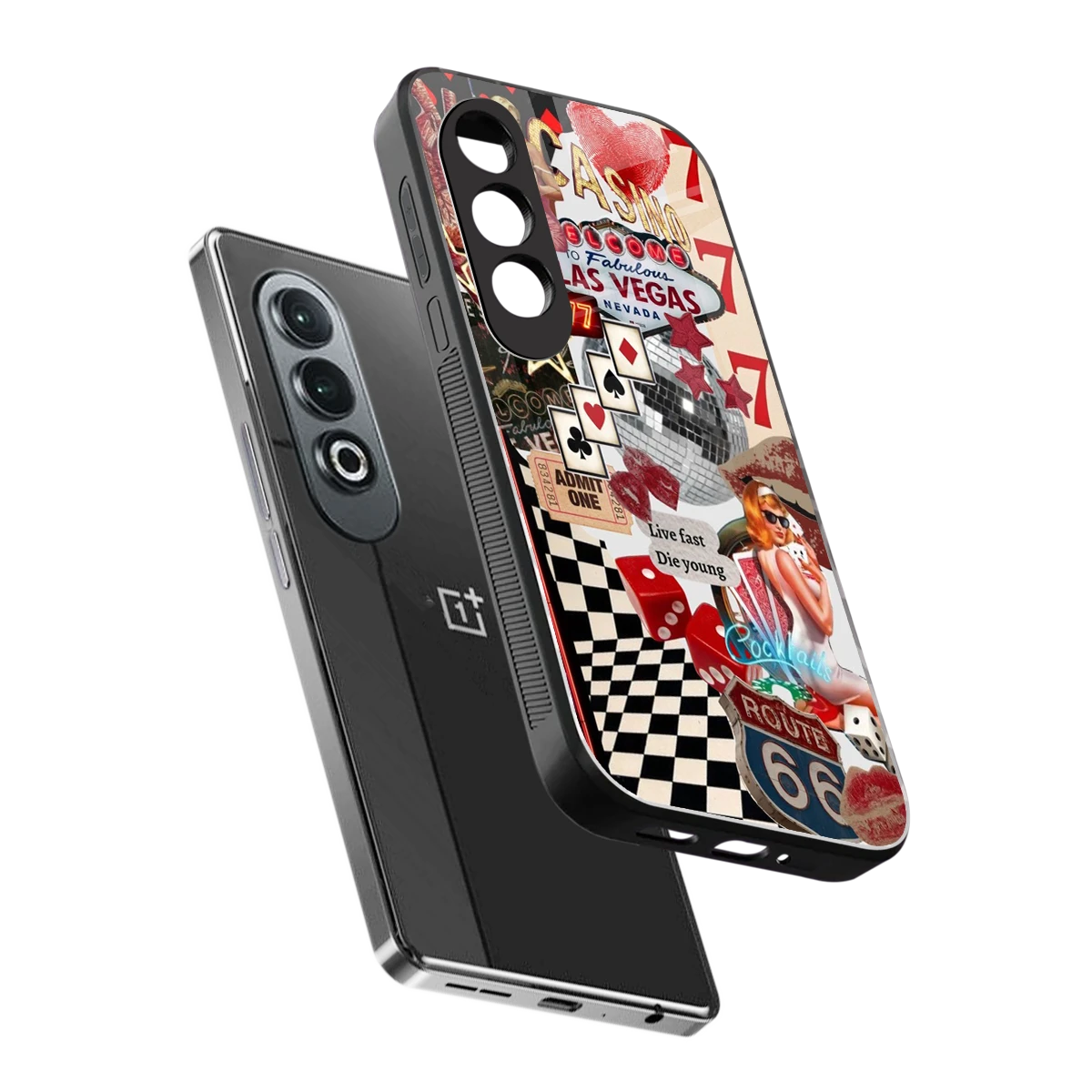 Fabulous Vegas sleek oneplus nord ce 4 cover with tempered glass back and TPU edges
