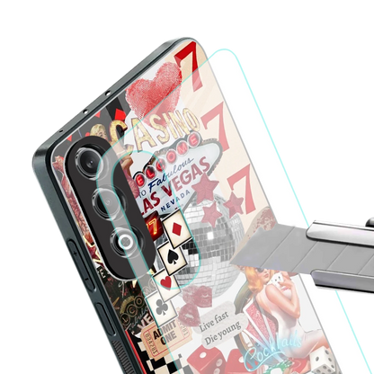 Fabulous Vegas stylish phone case for oneplus nord ce 4 | glossy glass and slim fit