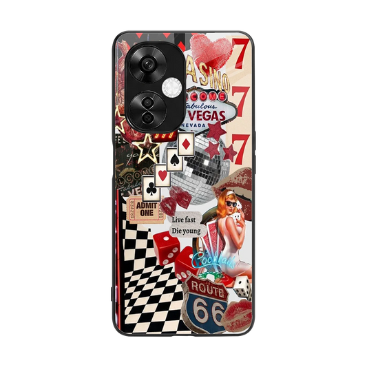 Fabulous Vegas back phone cover | glass case for oneplus nord ce 3 lite