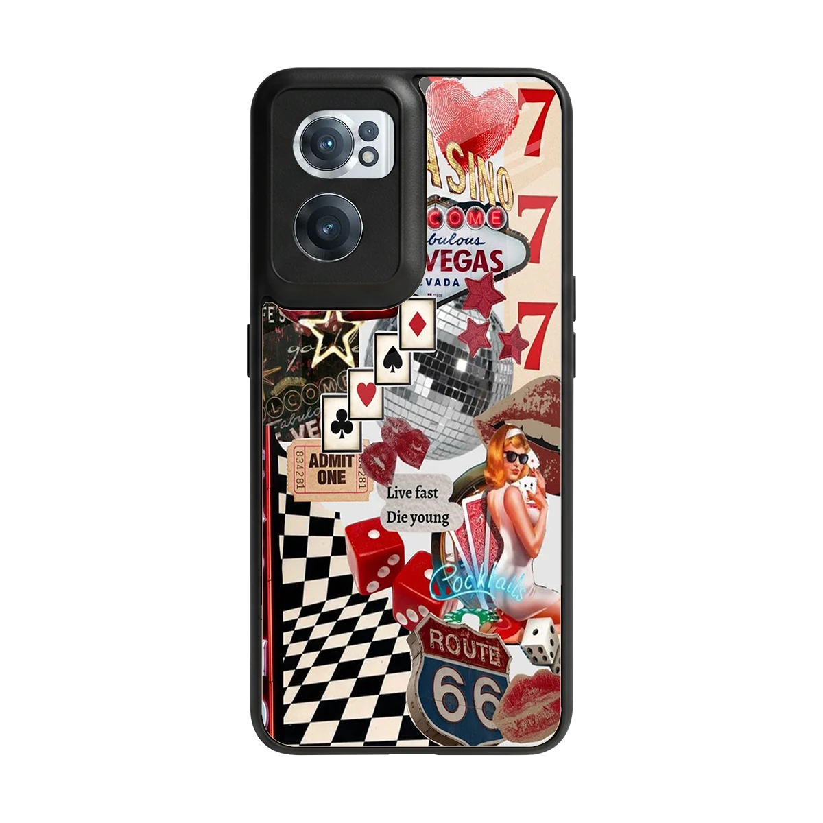 Fabulous Vegas back phone cover | glass case for oneplus nord ce 2