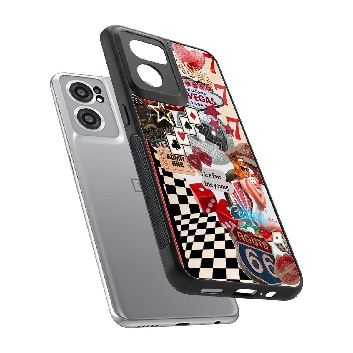 Fabulous Vegas sleek oneplus nord ce 2 cover with tempered glass back and TPU edges