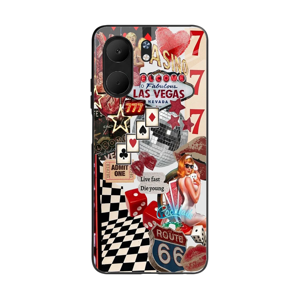 Fabulous Vegas back phone cover | glass case for oppo a5x 5g