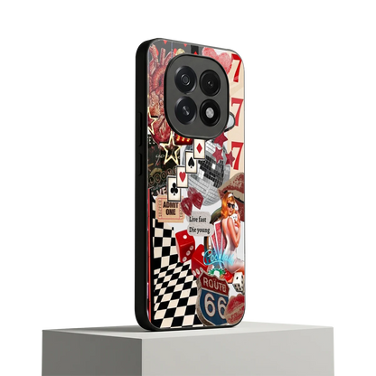 Fabulous Vegas oppo f29 5g mobile cover | shockproof glass phone case