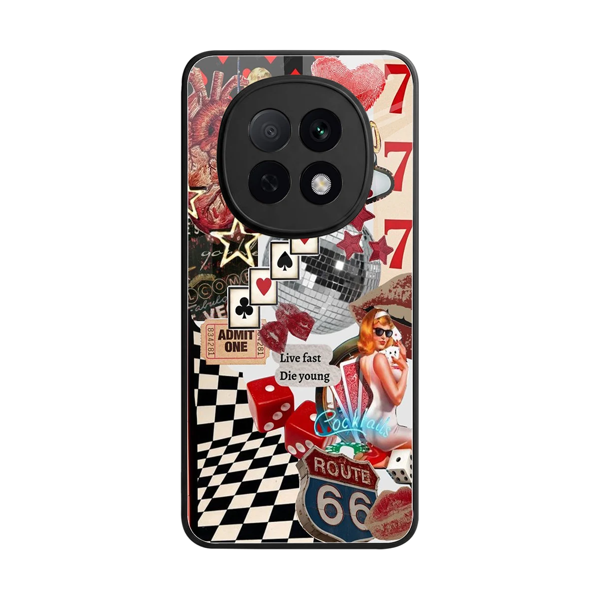 Fabulous Vegas back phone cover | glass case for oppo f29 pro 5g