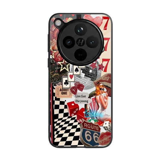 Fabulous Vegas back phone cover | glass case for oppo find x8