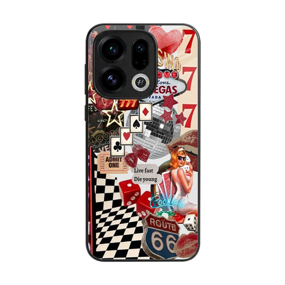 Fabulous Vegas back phone cover | glass case for oppo find x9