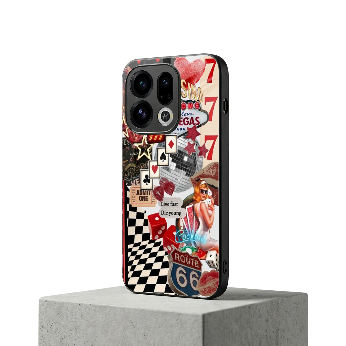 Fabulous Vegas oppo find x9 mobile cover | shockproof glass phone case