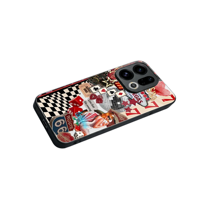Fabulous Vegas stylish phone case for oppo find x9 | glossy glass and slim fit