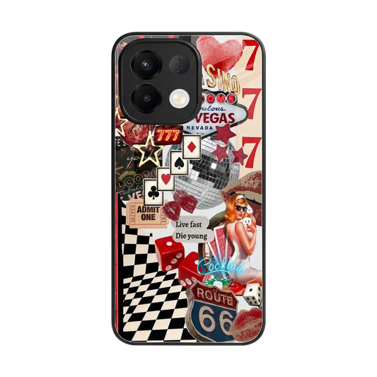 Fabulous Vegas back phone cover | glass case for oppo k13 5g
