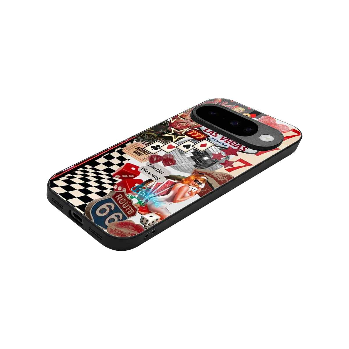 Fabulous Vegas stylish phone case for google pixel 10 | glossy glass and slim fit