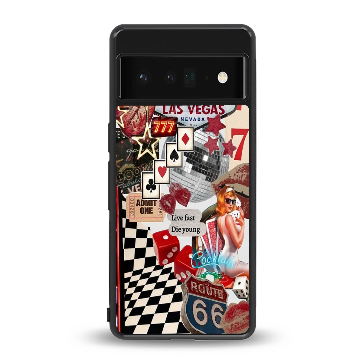 Fabulous Vegas back phone cover | glass case for google pixel 6 pro