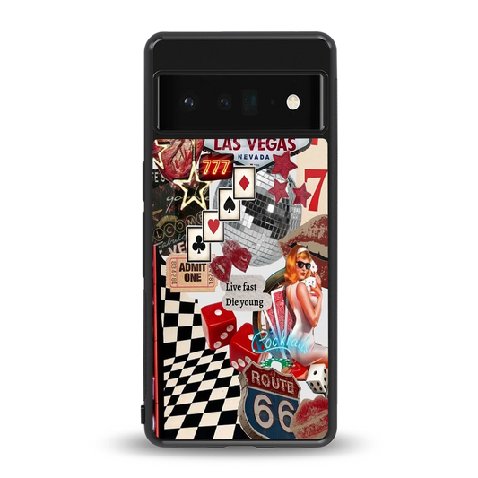 Fabulous Vegas back phone cover | glass case for google pixel 6 pro