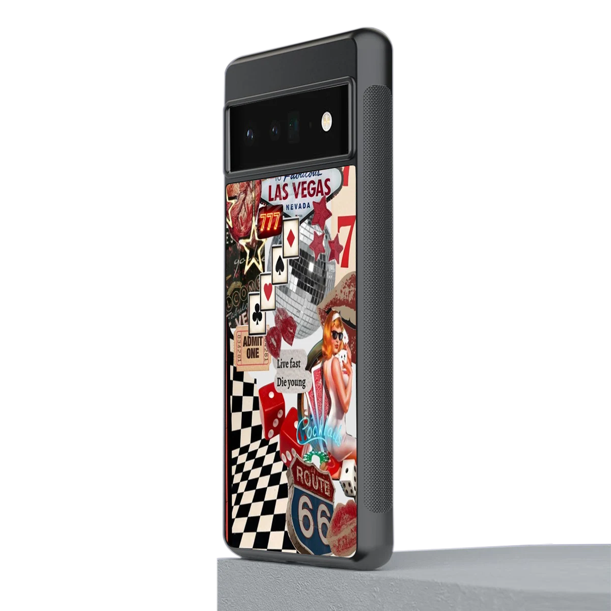 Fabulous Vegas stylish phone case for google pixel 6 pro | glossy glass and slim fit