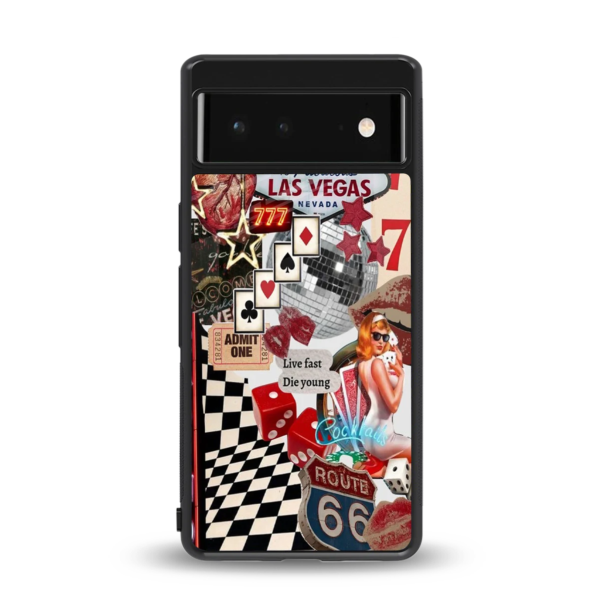 Fabulous Vegas back phone cover | glass case for google pixel 6