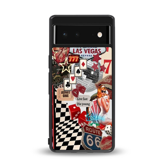 Fabulous Vegas back phone cover | glass case for google pixel 6