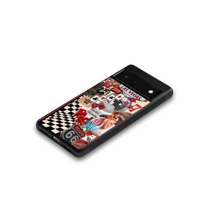 Fabulous Vegas google pixel 6a mobile cover | shockproof glass phone case