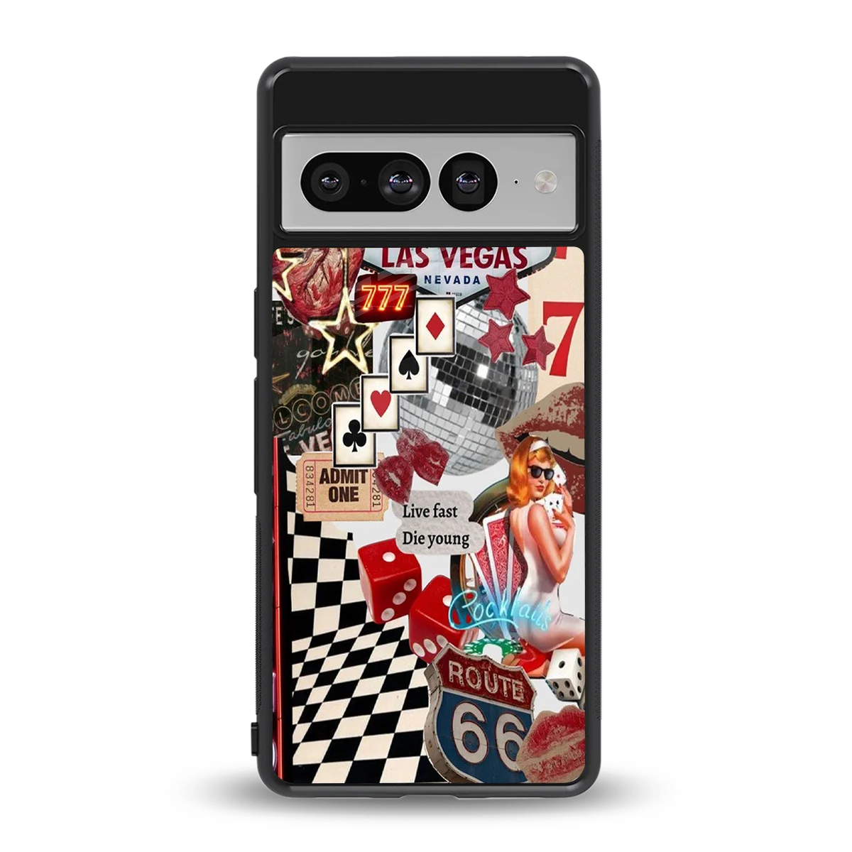Fabulous Vegas back phone cover | glass case for google pixel 7 pro