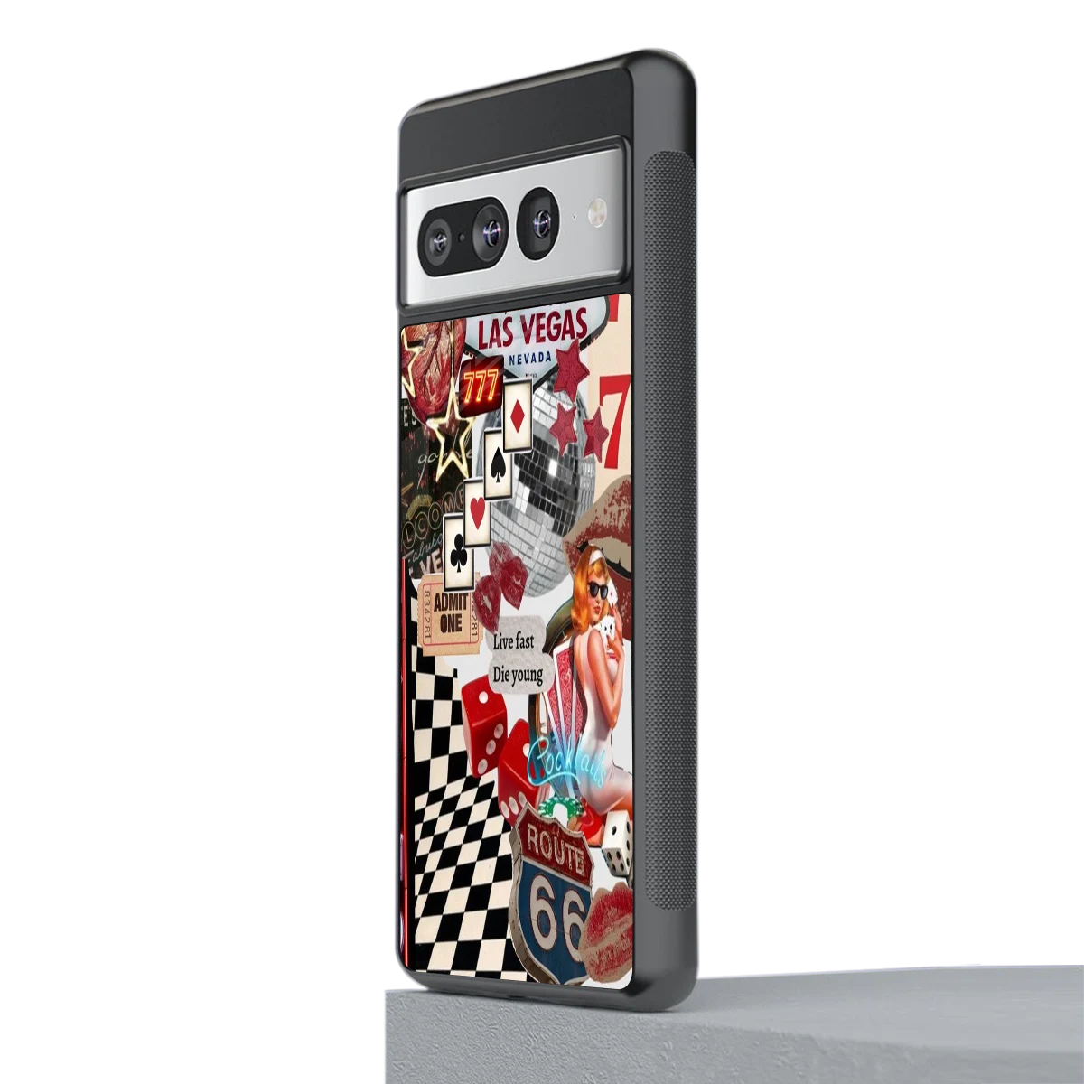 Fabulous Vegas stylish phone case for google pixel 7 pro | glossy glass and slim fit
