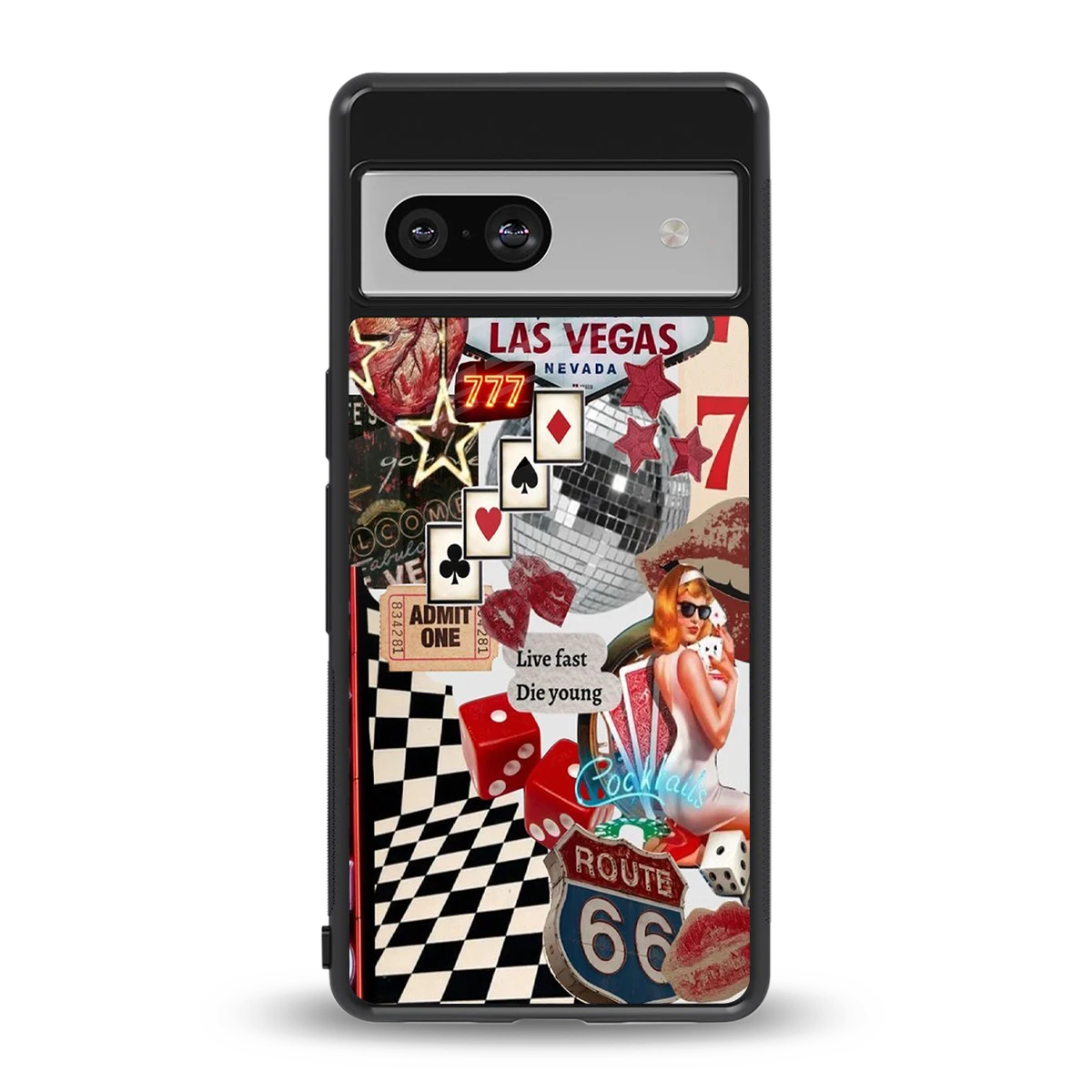 Fabulous Vegas back phone cover | glass case for google pixel 7a