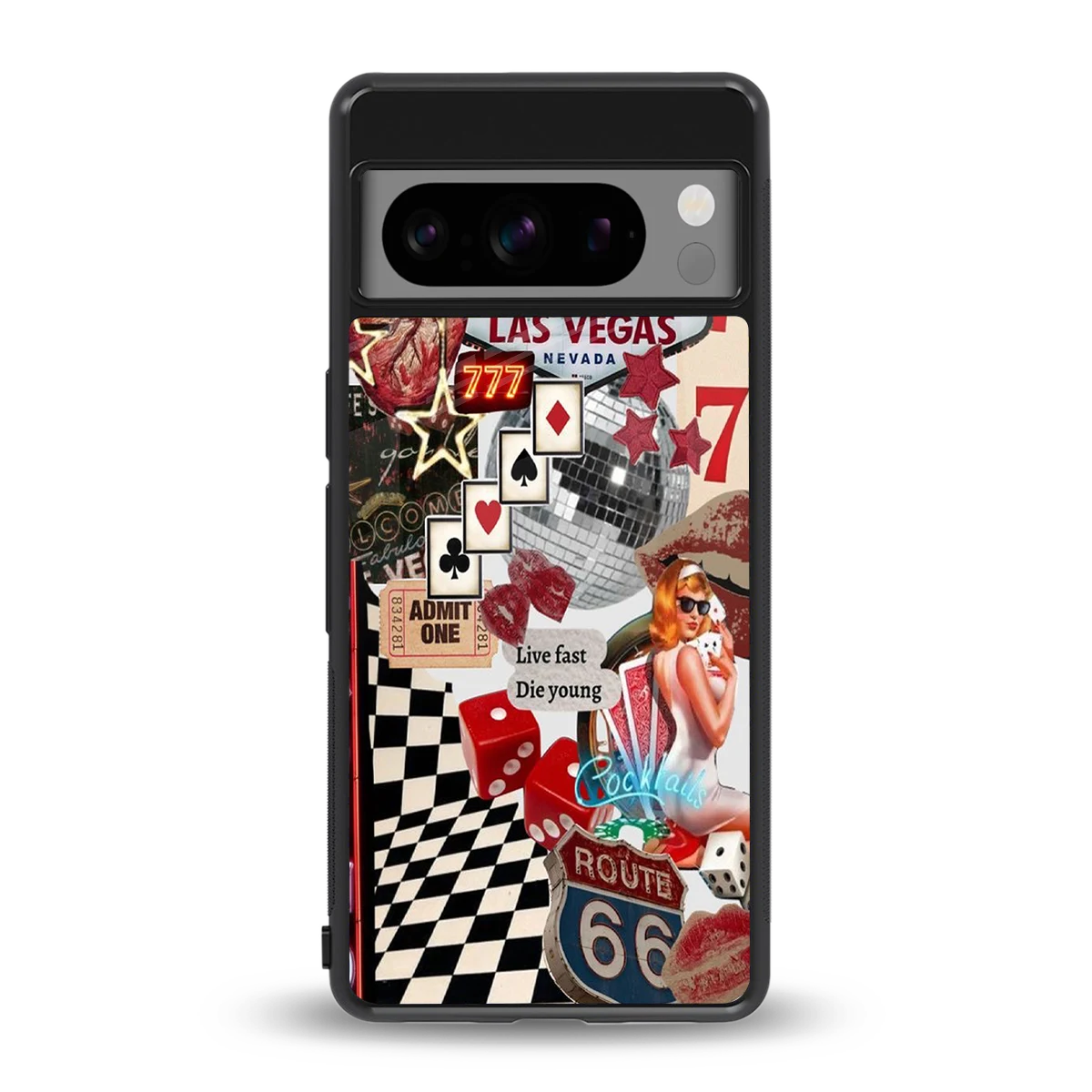 Fabulous Vegas back phone cover | glass case for google pixel 8 pro