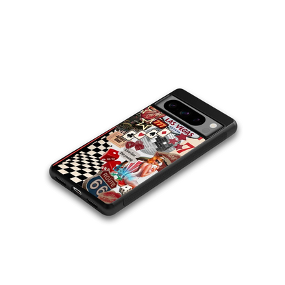 Fabulous Vegas google pixel 8 pro mobile cover | shockproof glass phone case