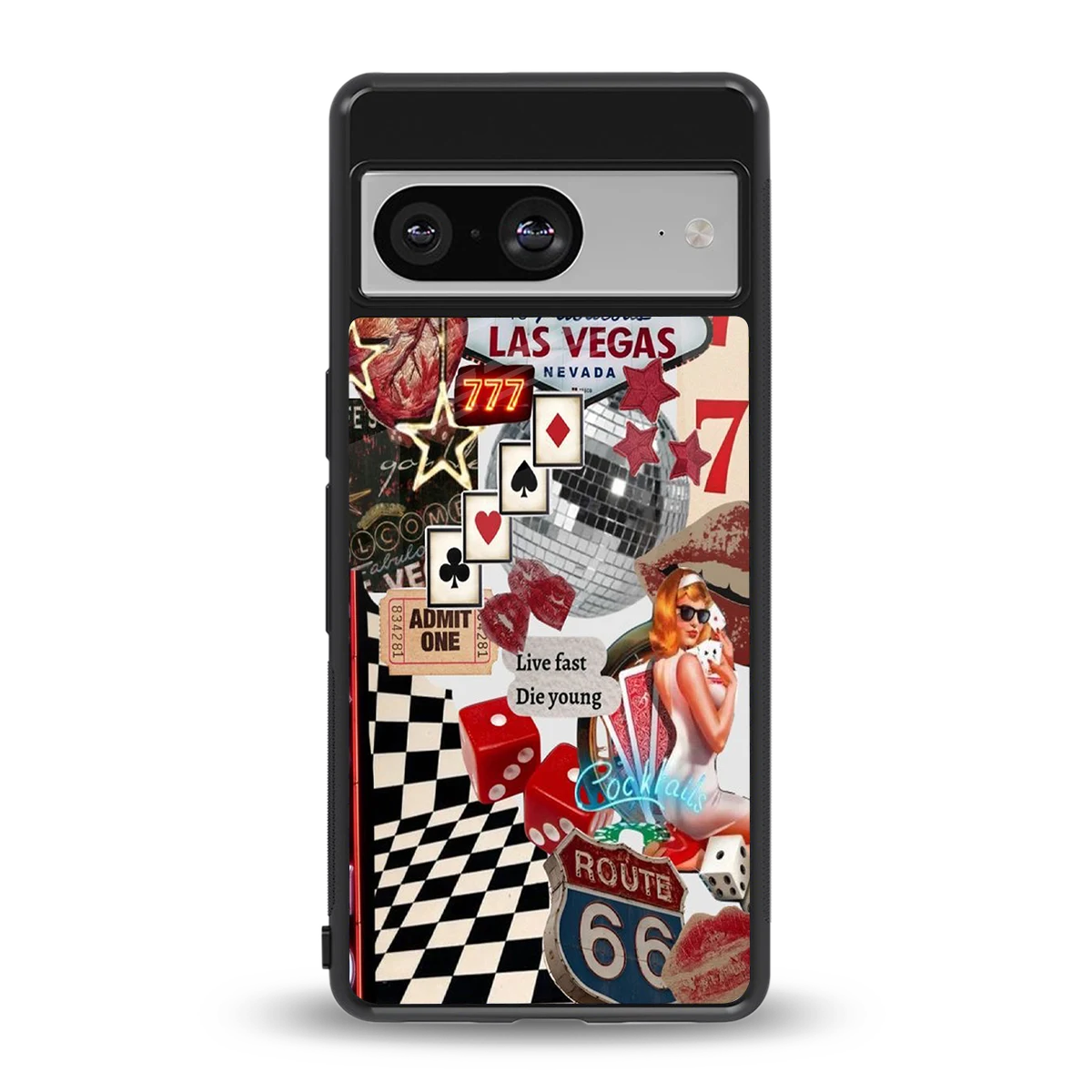 Fabulous Vegas back phone cover | glass case for google pixel 8