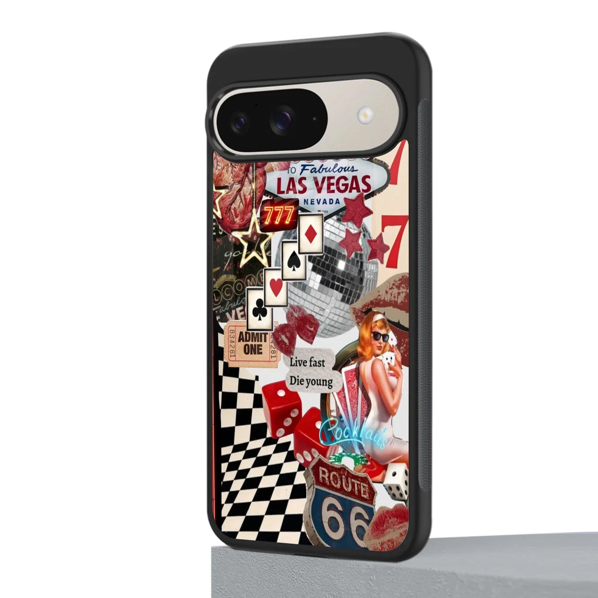 Fabulous Vegas google pixel 9 mobile cover | shockproof glass phone case