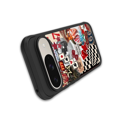 Fabulous Vegas stylish phone case for google pixel 9 | glossy glass and slim fit