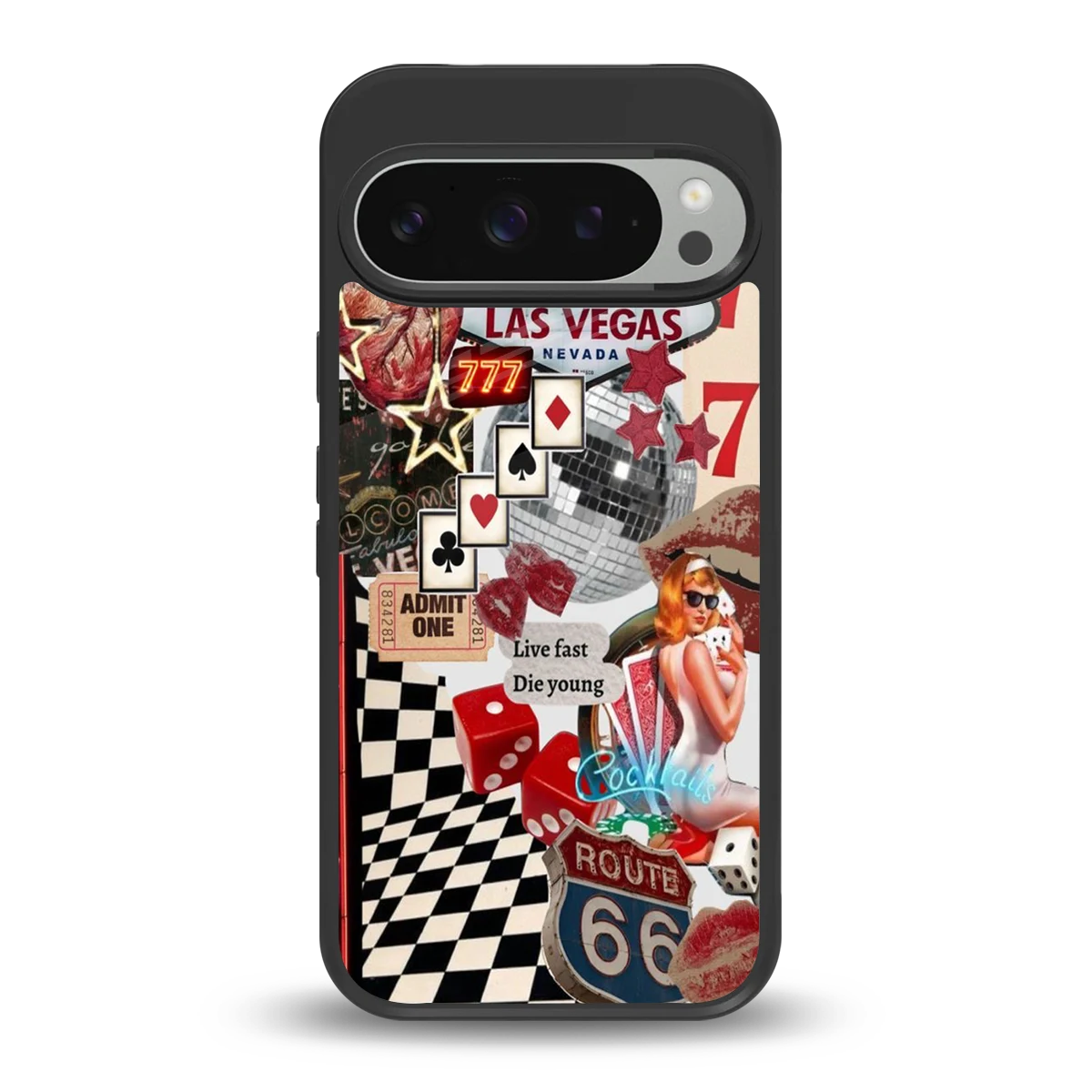 Fabulous Vegas back phone cover | glass case for google pixel 9 pro