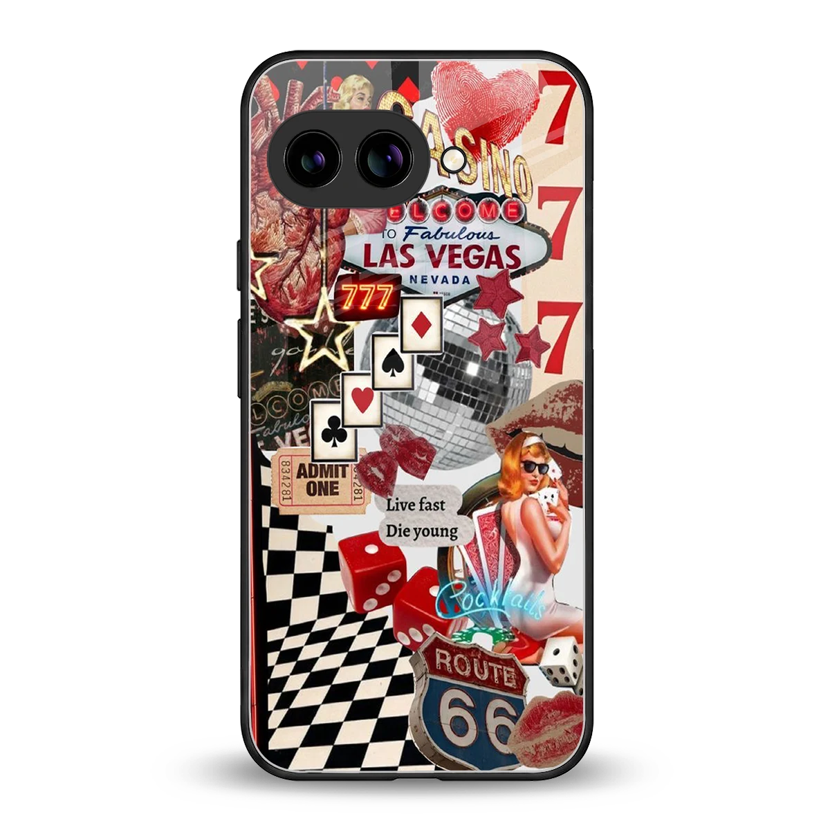 Fabulous Vegas back phone cover | glass case for google pixel 10a